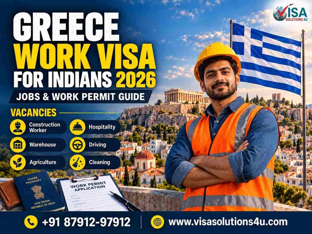 Greater Noida, Immigration, Greece Work Visa Sponsorship 2026: Requirements For Indian Applicants