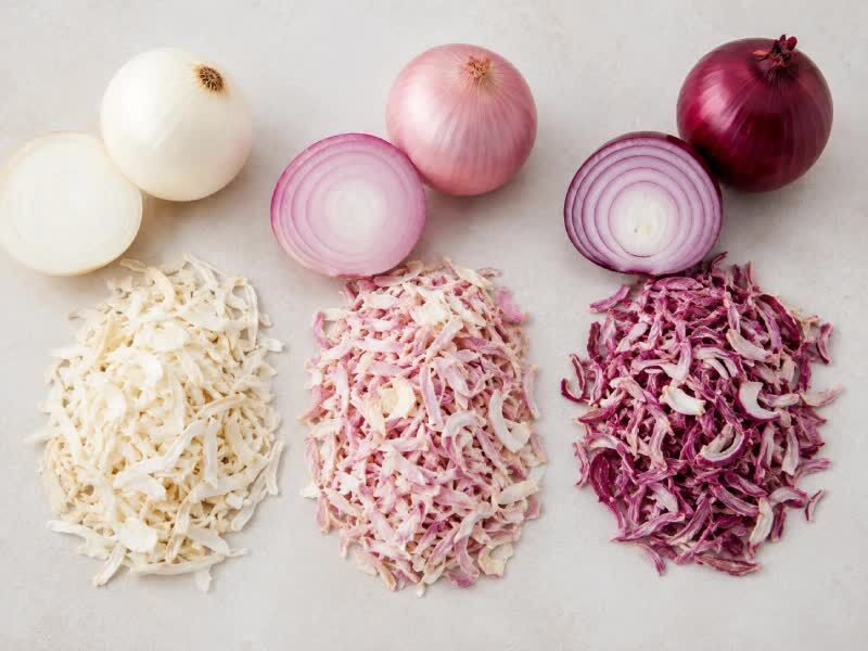 Ahmedabad, Food, Dehydrated Pink Onion Flakes Export Supplier - Chhatariya Foods Pvt. Ltd.