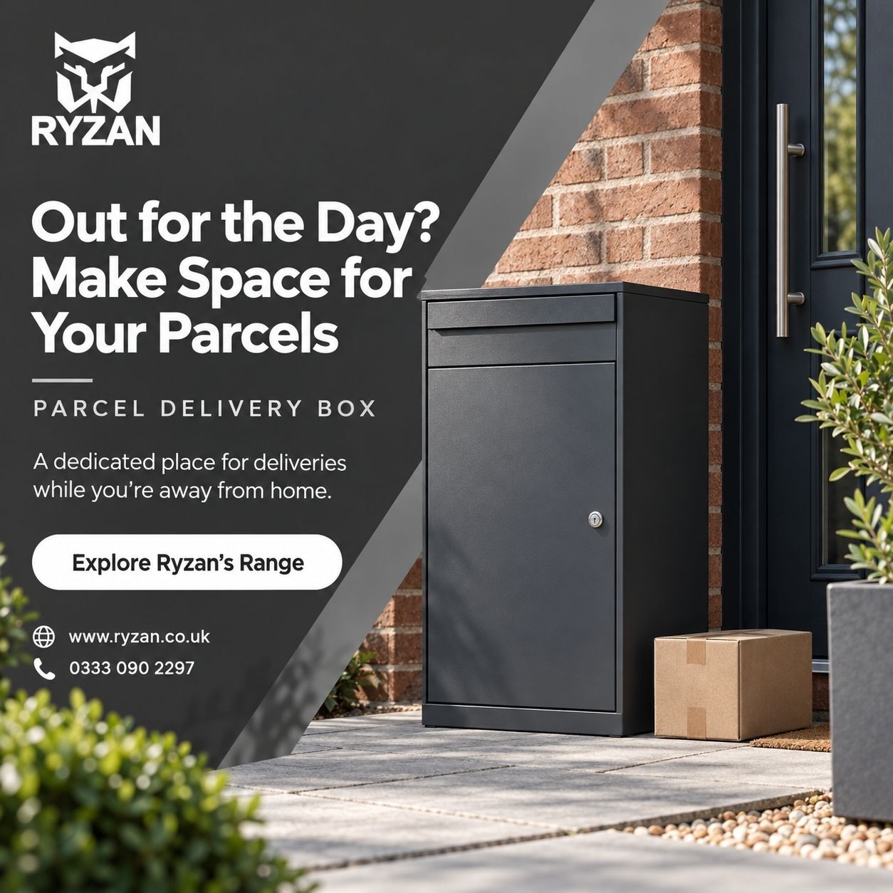 London, Security, Out For The Day? Make Space For Your Parcels