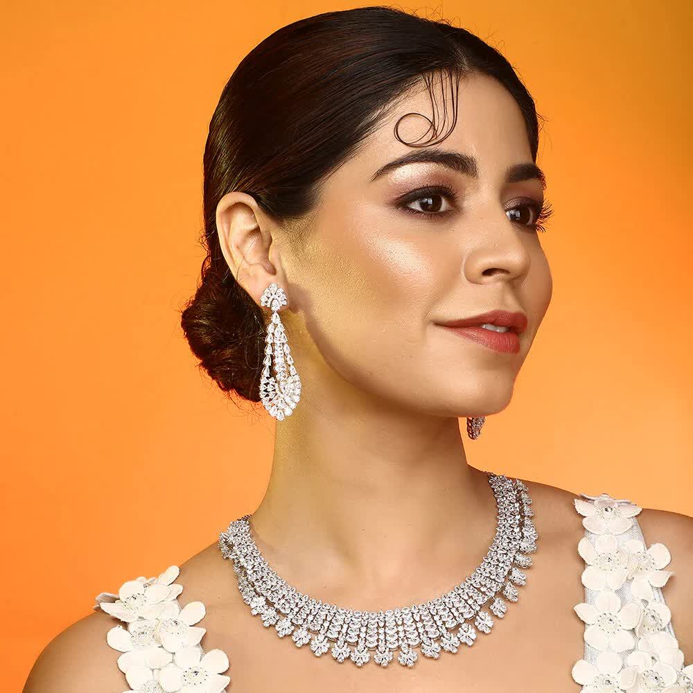 Kolkata, Jewelry, INR 5625,  Statement Polki Choker Necklace For Bridal Looks
