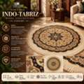 Antique Carpet | Vintage Indo Tabriz Wool Collection