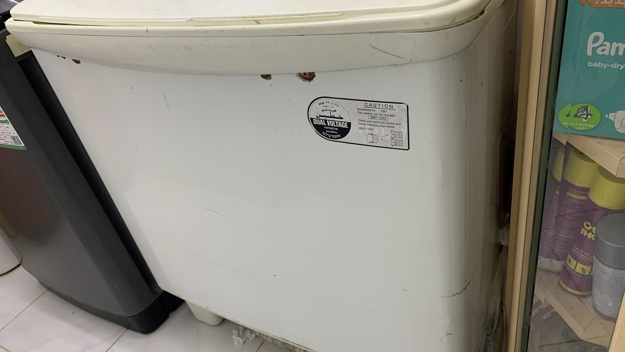 Riyadh, Household Items, SAR 500,  HITACHI WASHING MACHINE 10.5 Liter  Original