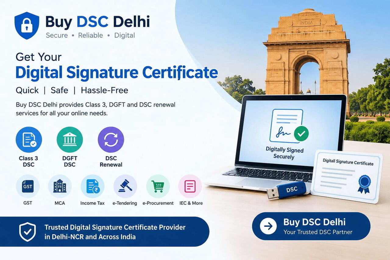 New Delhi, Software, INR 1500,  Best Digital Signature Certificate Provider In Noida