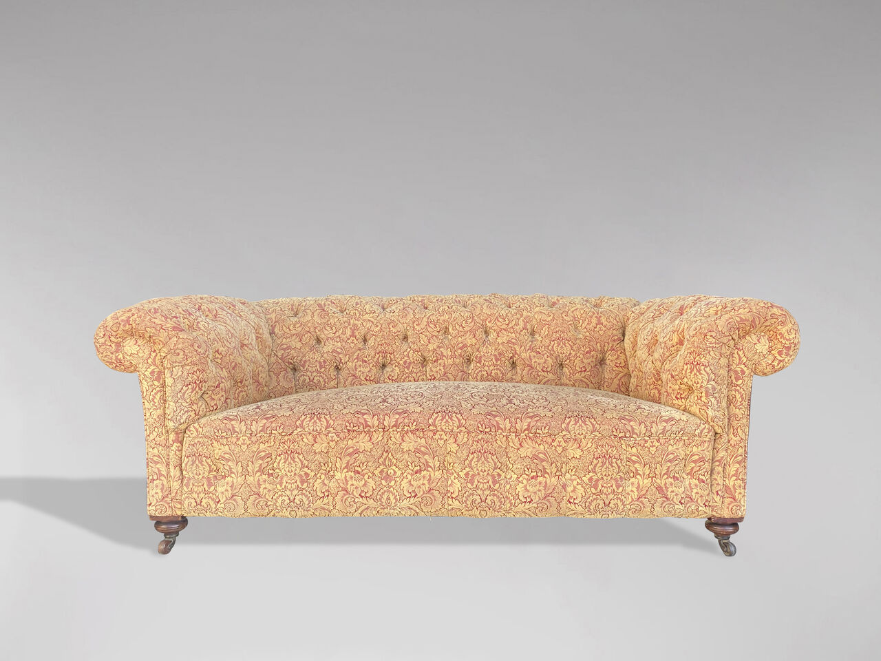 London, Furniture, Antique Leather Chesterfield Sofa: Anthony Short Antiques