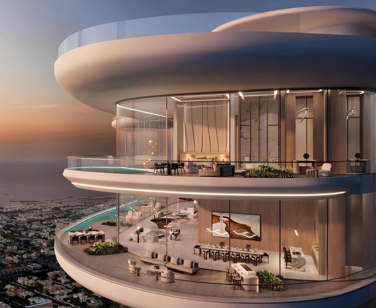 Dubai, Real Estate For Sale, AED 15302416,  2 BR,  272 Sq. Meter,  Private Apartments With Swimming Pools On The Dubai Canal Waterfront!