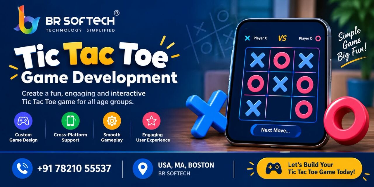 Boston, Business, Custom Tic Tac Toe Game Development For Interactive And Engaging Digital Gameplay