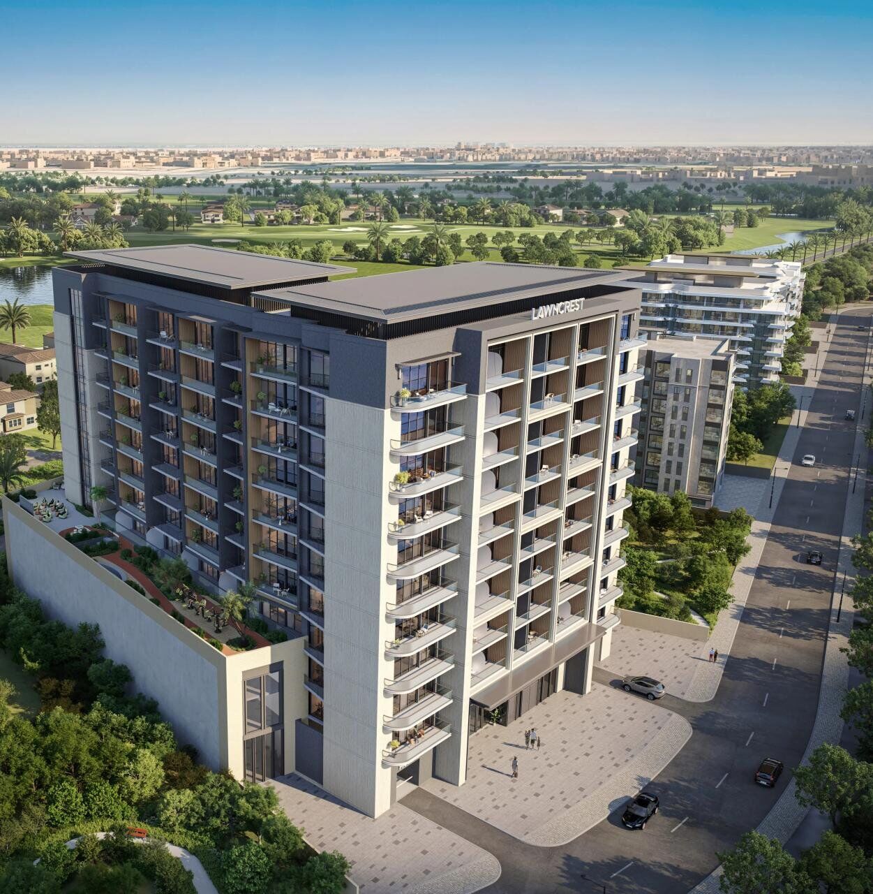 Jumeirah, Real Estate For Sale, AED 595092,  Studio,  35 Sq. Meter,  Apartments Overlooking The Green Landscapes Of Jumeirah Golf Estates!