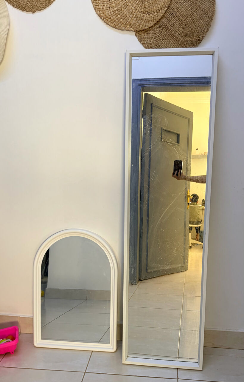 Al Malaz, Appliances, SAR 110,  Long Mirror From Ikea And A Short  Mirror