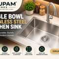 INR 40990,  Durable Single Bowl Stainless Steel Kitchen Sink