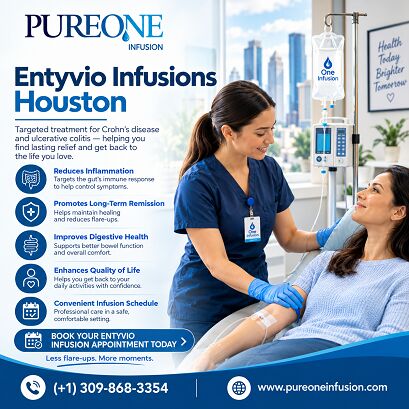 Houston, Health, Entyvio Infusions Houston: What To Know Before Treatment