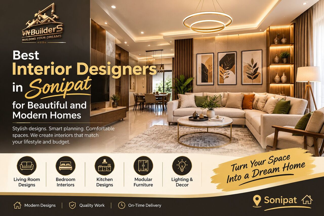 Haryana, Construction, Best Interior Designers In Sonipat For Beautiful And Modern Homes