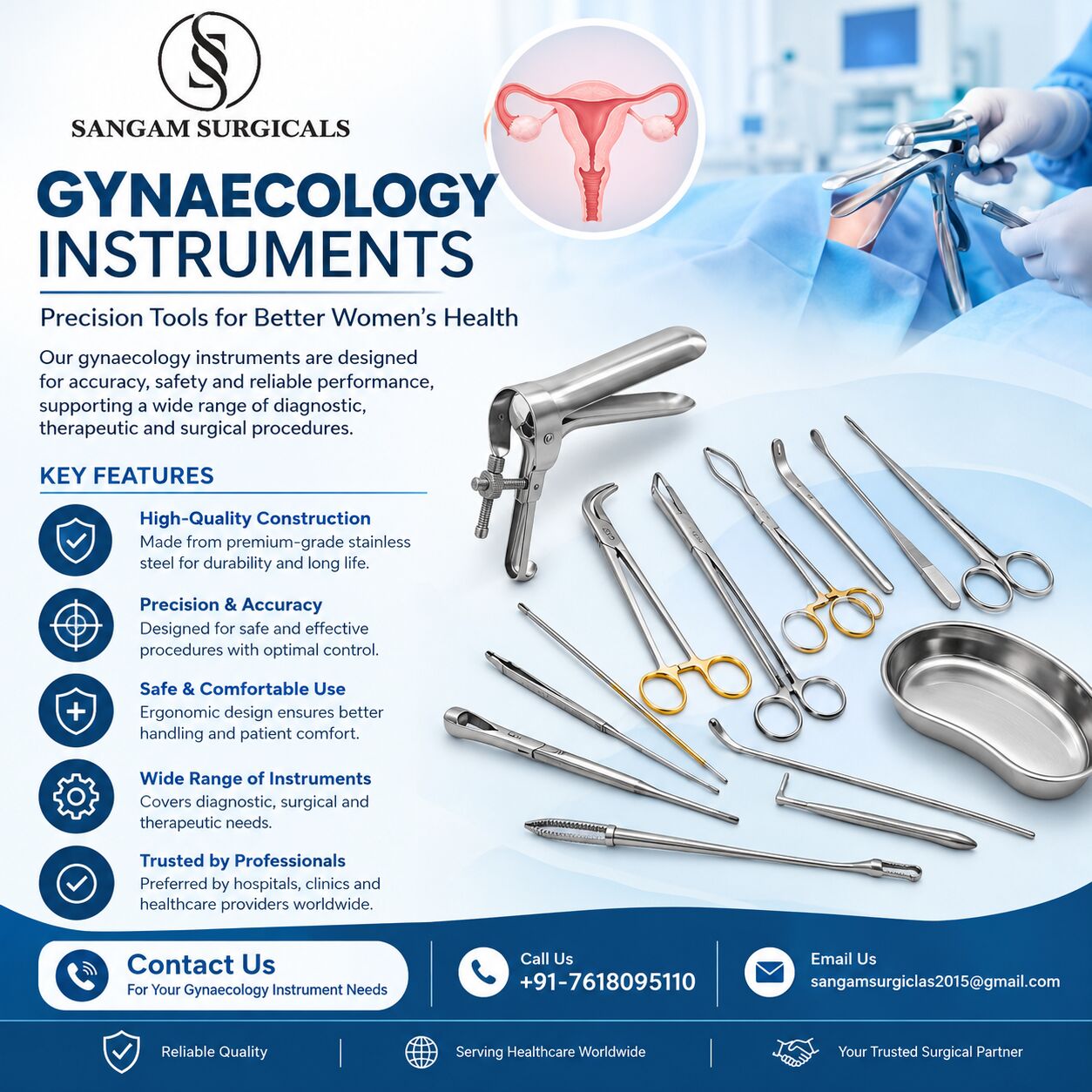 New Delhi, Wholesale Products, Gynaecology Instruments For Medical Distributors