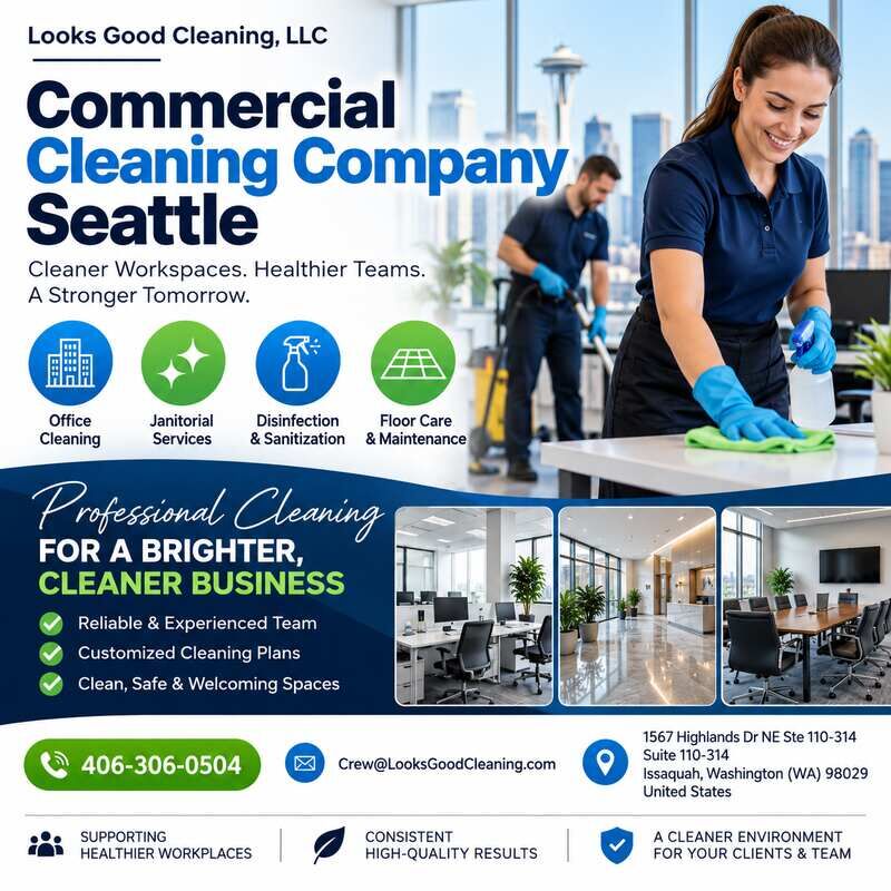 Washington DC, Cleaning, Reliable Commercial Cleaning Company Seattle | Looks Good Cleaning, LLC