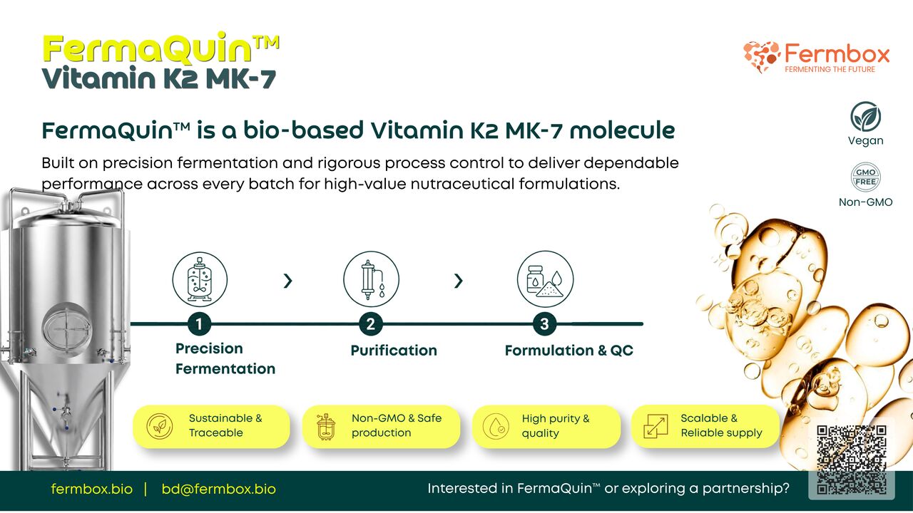 Bangalore, Business, FermaQuin K2 MK-7: A Reliable Ingredient For Modern Nutraceutical Formulations