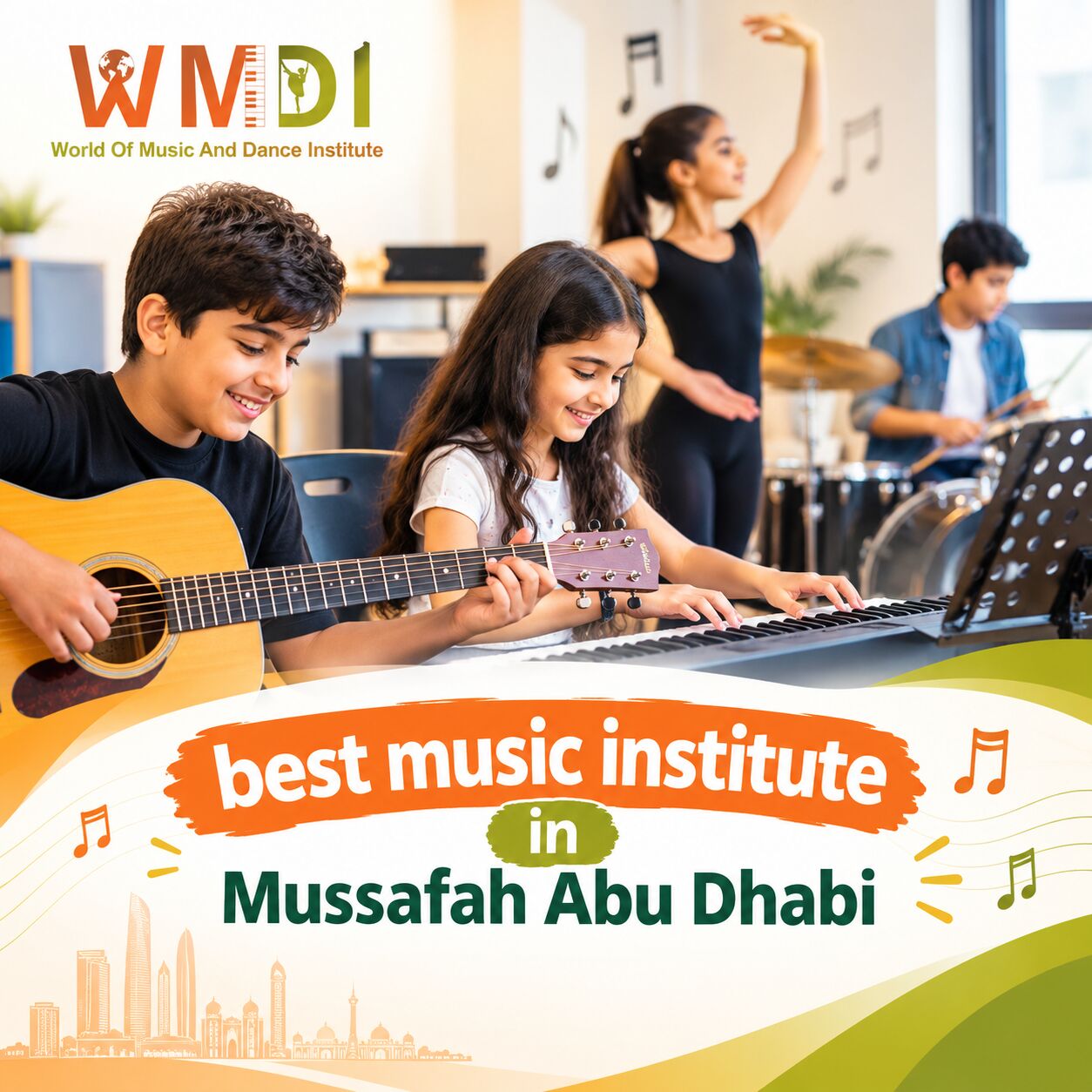 Dubai, Creative, Best Music Institute In Mussafah Abu Dhabi | WMDI