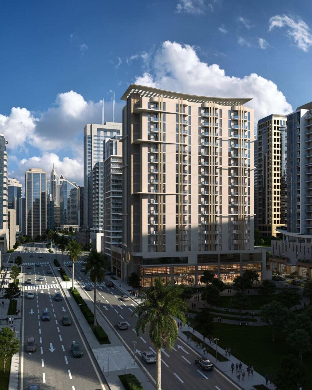 Dubai, Real Estate For Sale, AED 1582560,  1 BR,  48 Sq. Meter,  Life Among Lagoons And Green Spaces &mdash; Verso In Meydan Horizon!