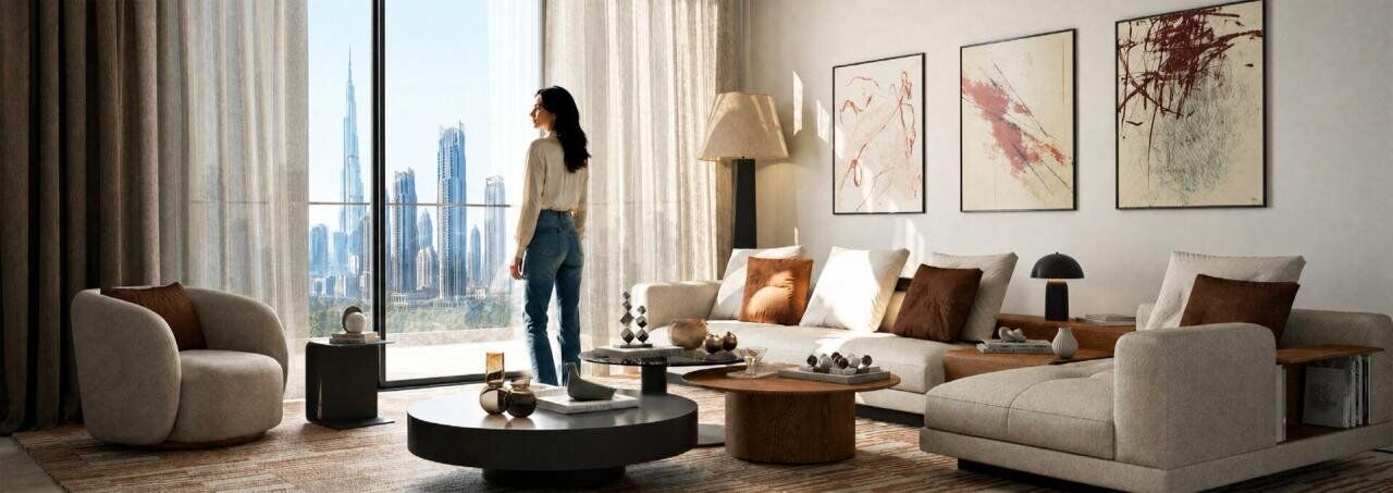Dubai, Real Estate For Sale, AED 1582560,  1 BR,  48 Sq. Meter,  Life Among Lagoons And Green Spaces &mdash; Verso In Meydan Horizon!