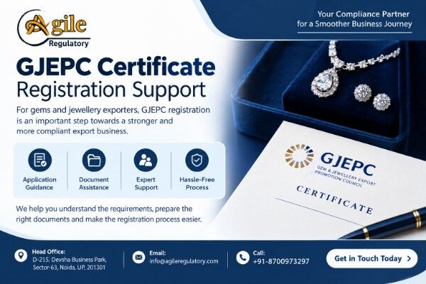 Noida, Legal, GJEPC License In Noida | Apply Now, Get Certificate Fast