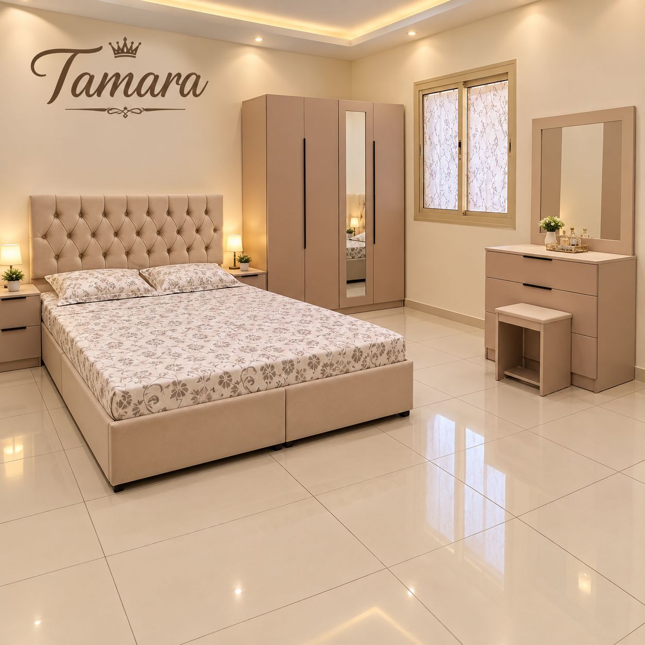 Jeddah, Furniture, SAR 1,  Complete Bedroom Set Available Brand New