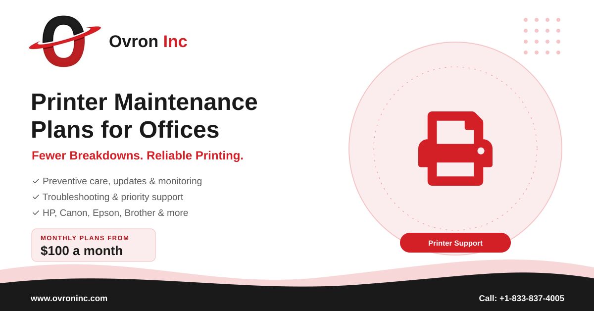 Austin, Computer, No Contract Needed? One-Off Printer Maintenance From $40