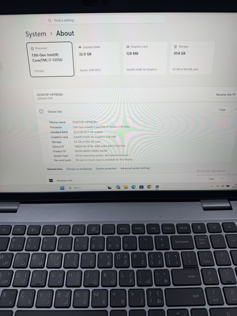 Riyadh, Computers, SAR 3300,  Dell Latitude 5540 Core I7 13th 32GB Ram 1TB Ssd