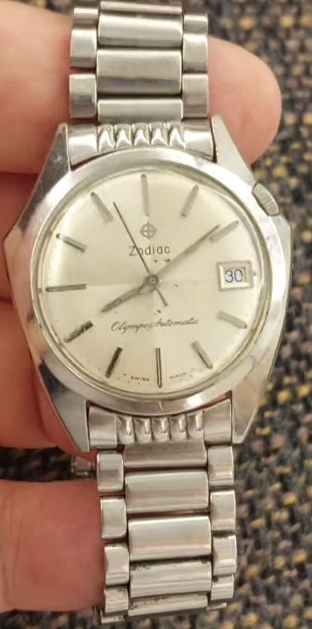 Riyadh, Watches, SAR 1450,  Zodiac Automatic Watch For Men Original Swiss Made