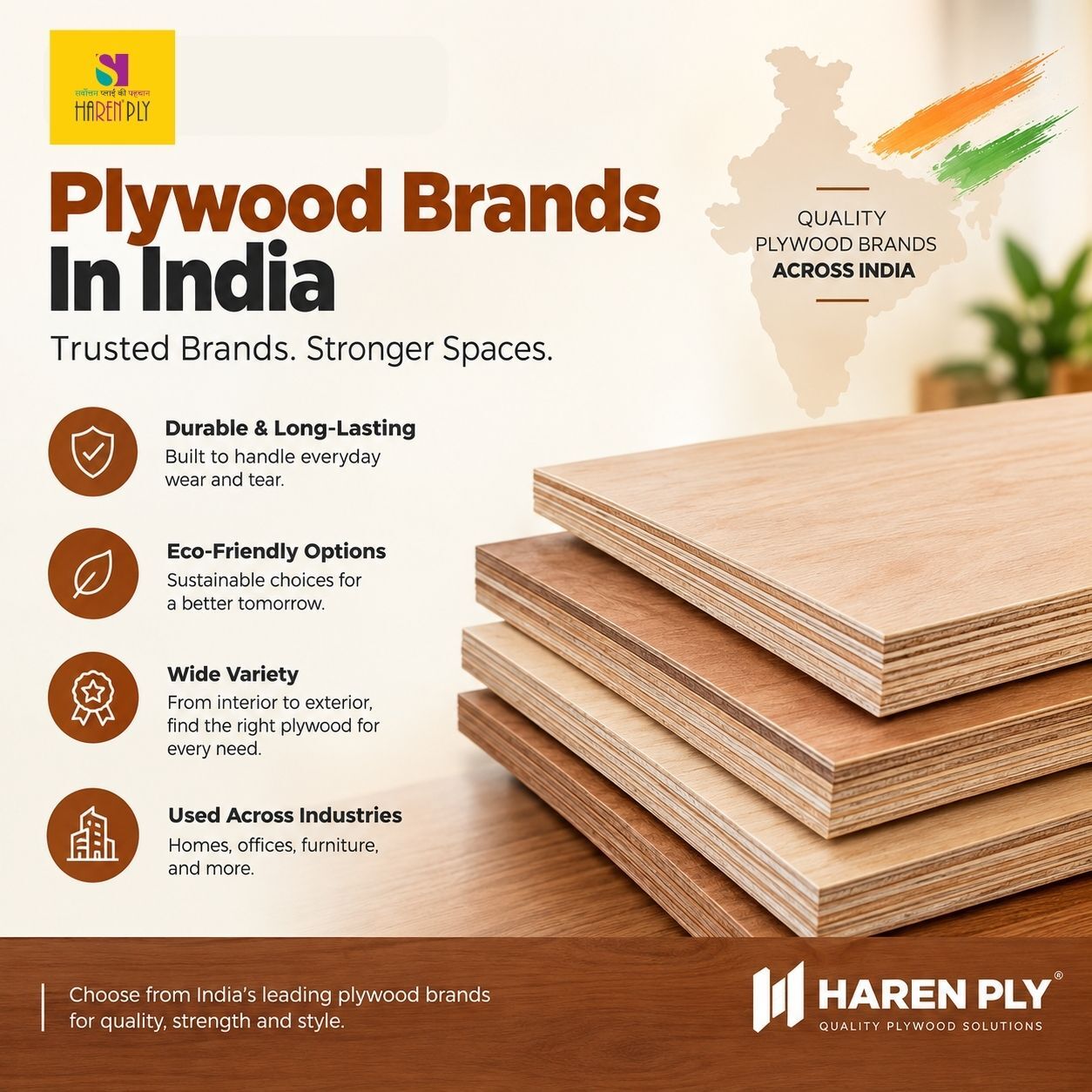 Ghaziabad, Furniture, Plywood Brands In India