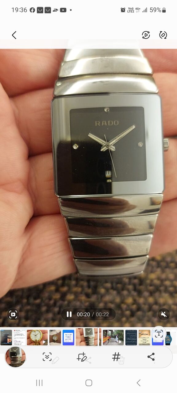 Riyadh, Watches, SAR 2950,  RADO Full Ceramic  Original Diamond Dial For Men Original Swiss Made