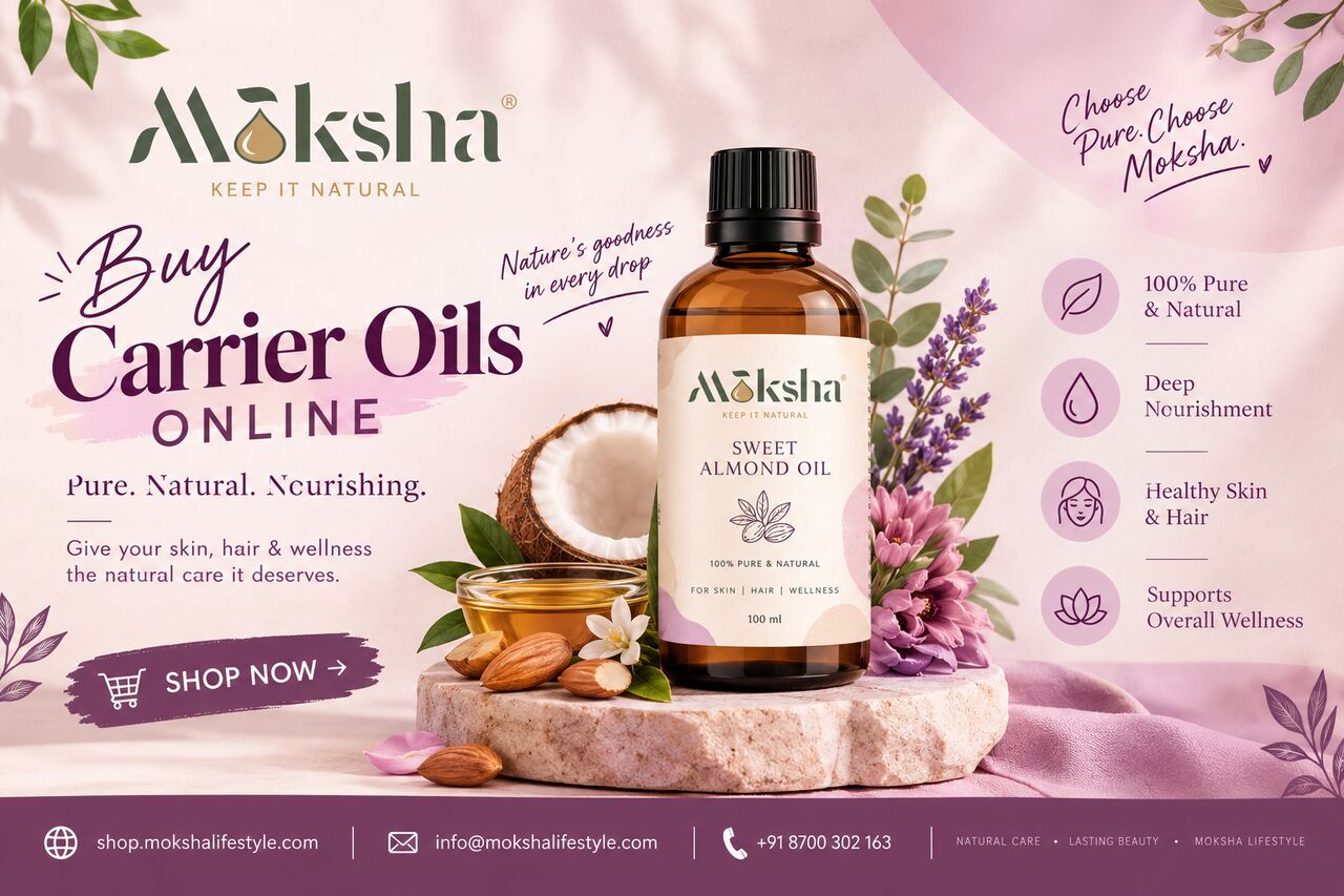 Mumbai, Wholesale Products, Buy Pure Carrier Oils Online | Moksh Lifestyle