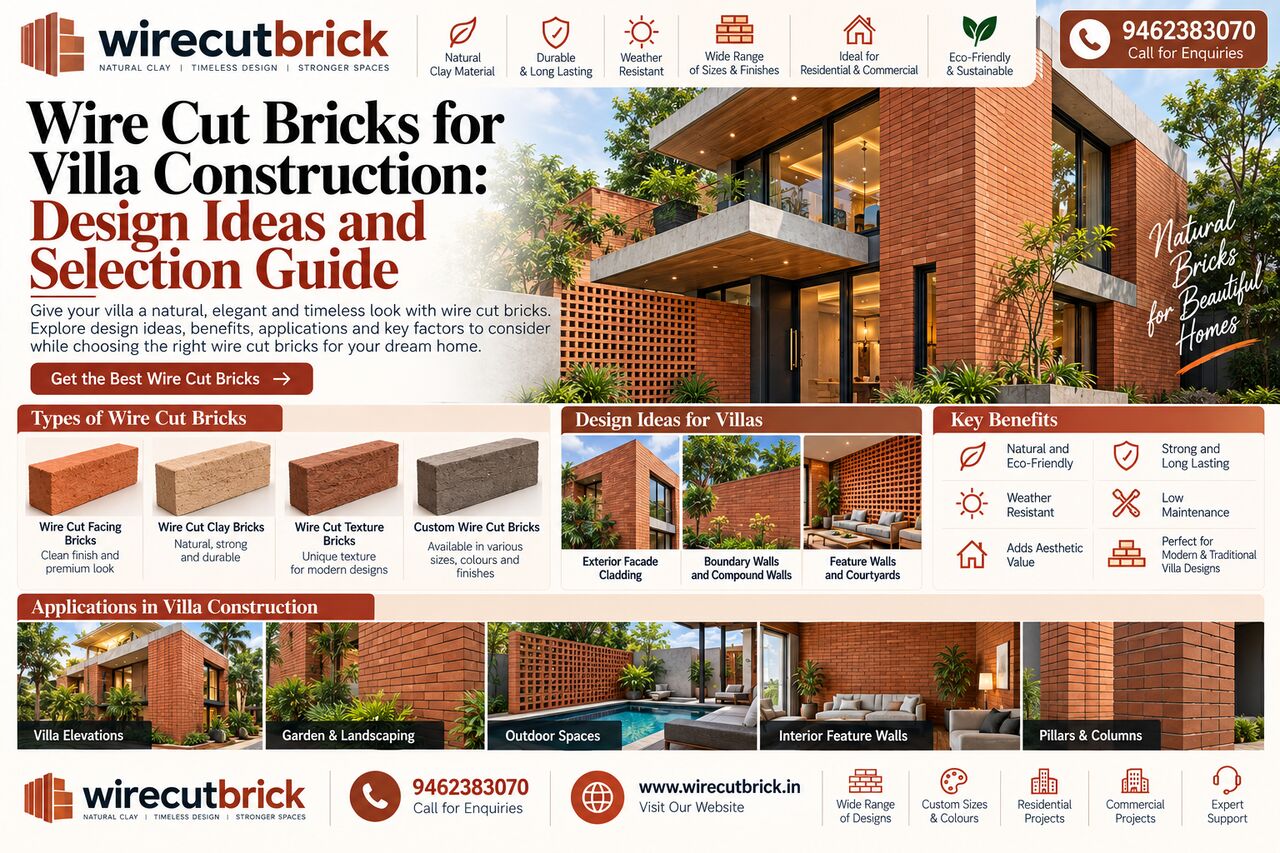 Jaipur, Construction, Wire Cut Clay Bricks Supplier