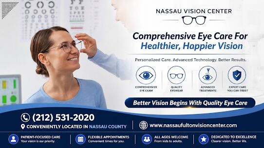 New York, Health, Explore EyeMed Vision Care In Financial District With Nassau Fulton Vision Center