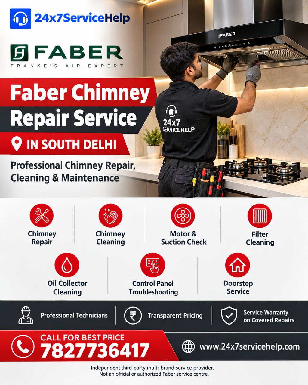 New Delhi, Appliance Repair, Reliable Ventilation Solutions With Faber Chimney Repair Service In South Delhi