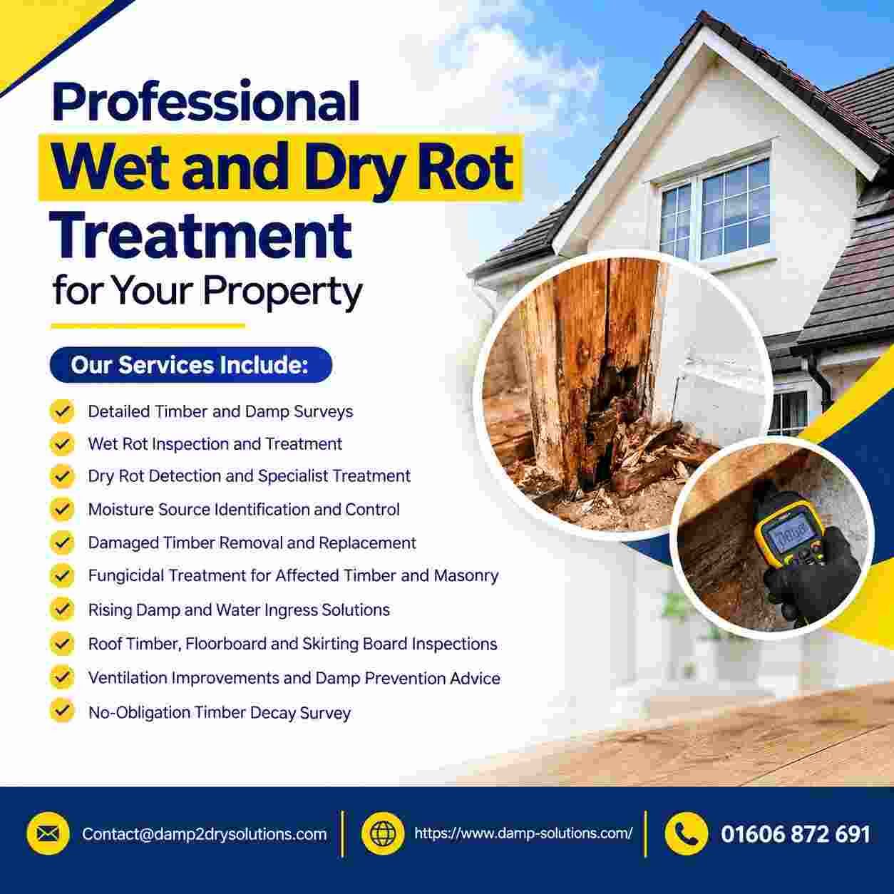 London, Household, Effective Wet And Dry Rot Treatment Solutions