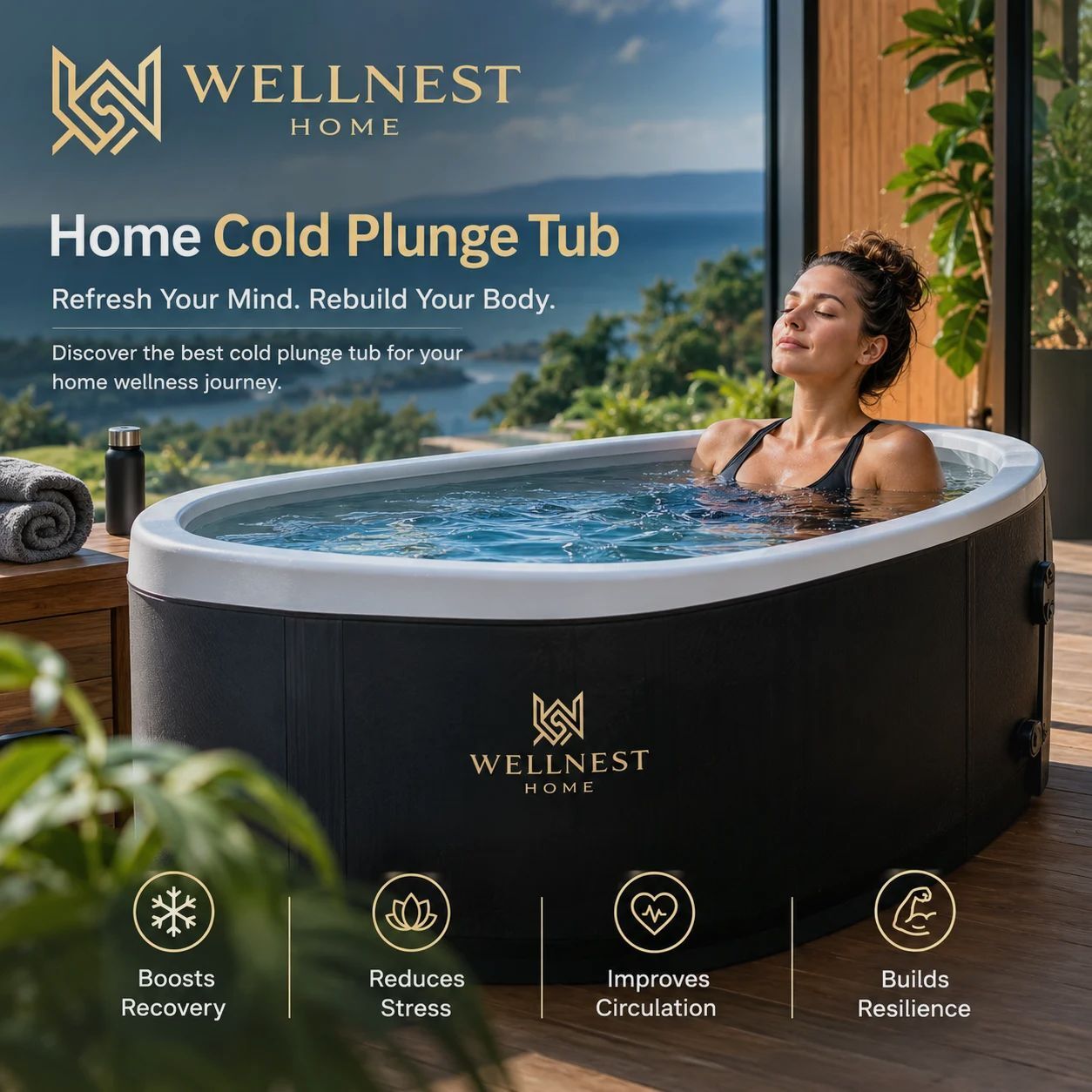 New York, General, Home Cold Plunge Tub &ndash; Find The Best Cold Plunge Tub | WellNest Home