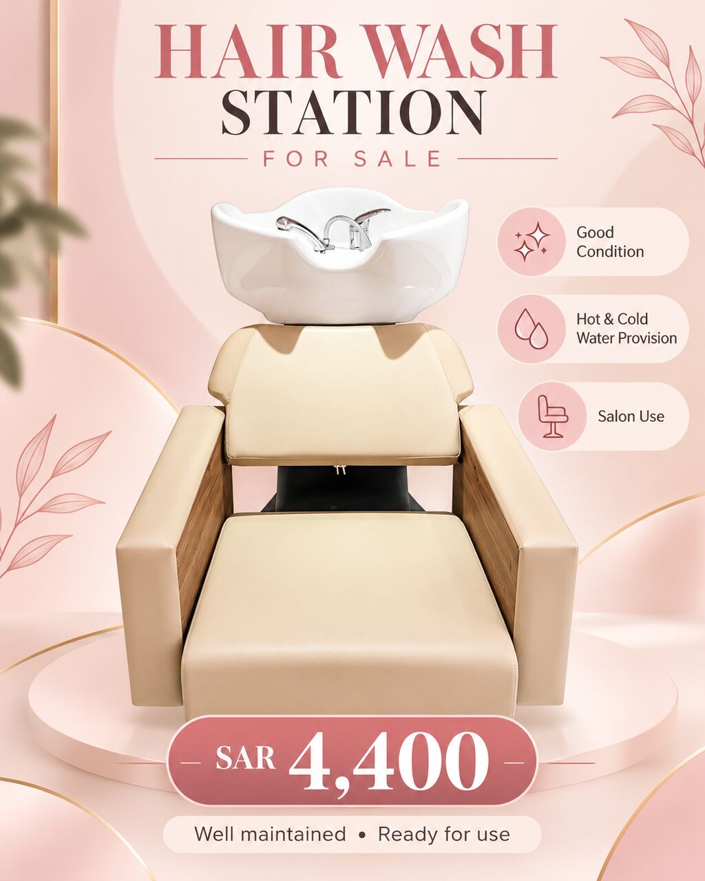 Thuqbah, Health & Beauty Items, SAR 500,  Ladies Salon Furniture