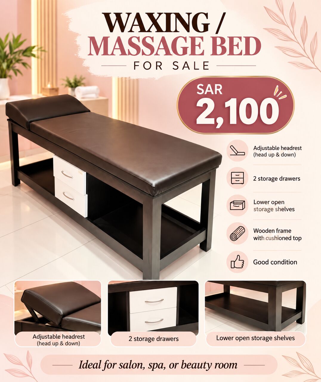 Thuqbah, Health & Beauty Items, SAR 500,  Ladies Salon Furniture