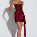 USD 157,  Ebony Mini Dress By Revalline | Glamorous Evening Dresses In California