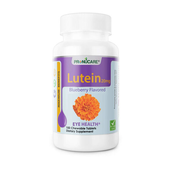 New York, Business, Lutein Supplement 20mg &ndash; Blueberry Chewable Eye Support
