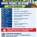 ARAMCO WORK PERMIT RECEIVER - LOCAL TRANSFER