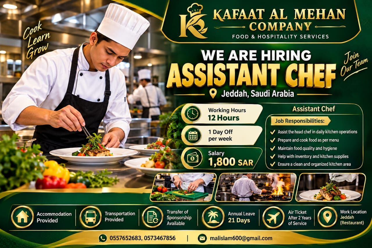 Jeddah, Jobs, EXCITING JOB OPPORTUNITY IN SAUDI ARABIA