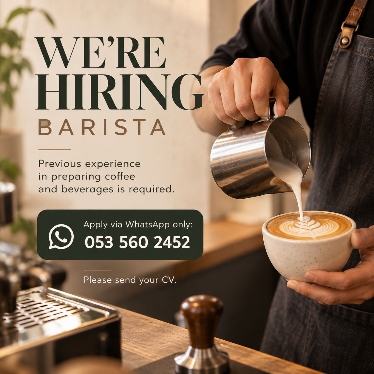 Riyadh, Jobs, Barista