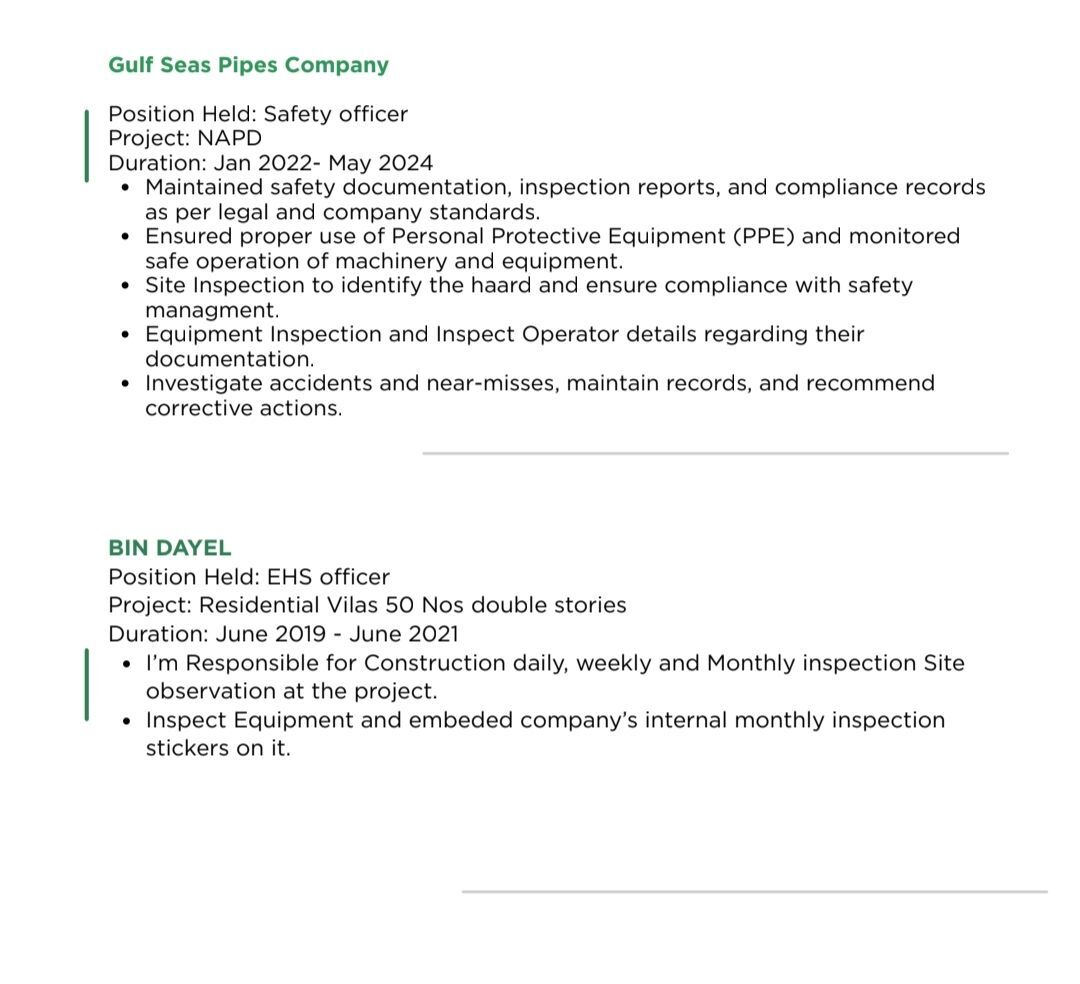 Riyadh, Job Seekers, Safety Officer