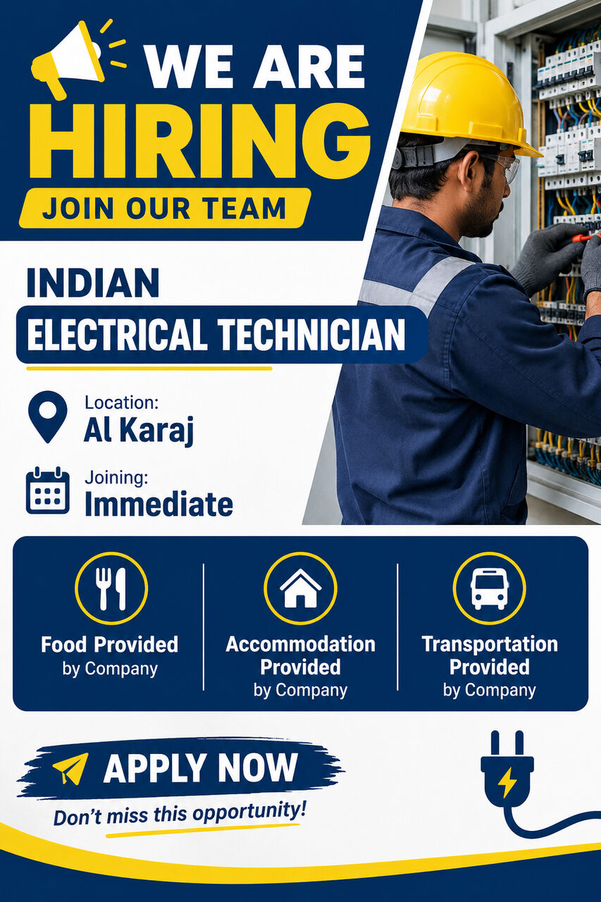 Dammam, Jobs, Elctrician