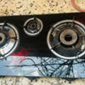 SAR 150,  3 BURNER GLASS -GAS STOVE FOR SALE