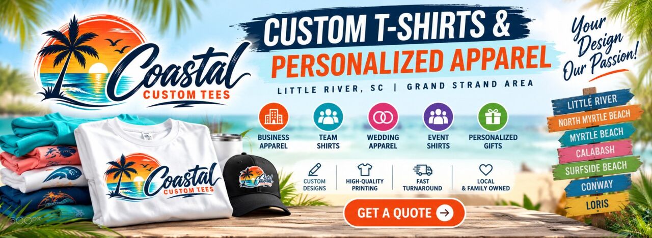 New York, Clothing & Accessories, USD 1000,  Custom T-Shirts, Apparel & Personalized Gifts | Coastal Custom Tees