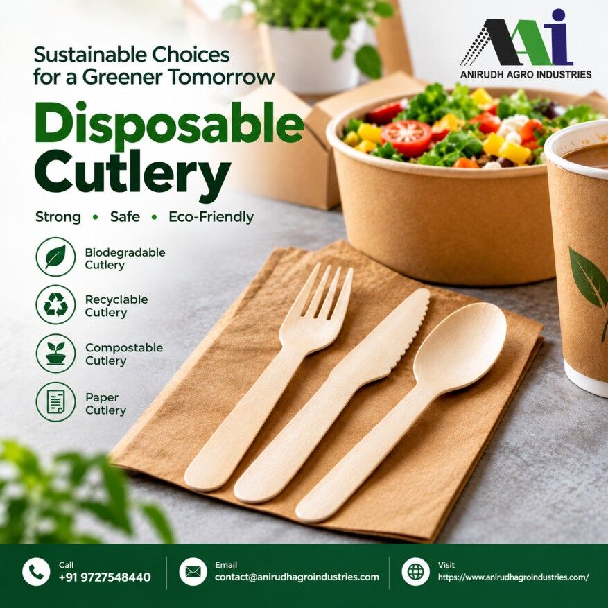 Ahmedabad, Household Items, INR 100,  Disposable Cutlery For Businesses And Compostable Cutlery