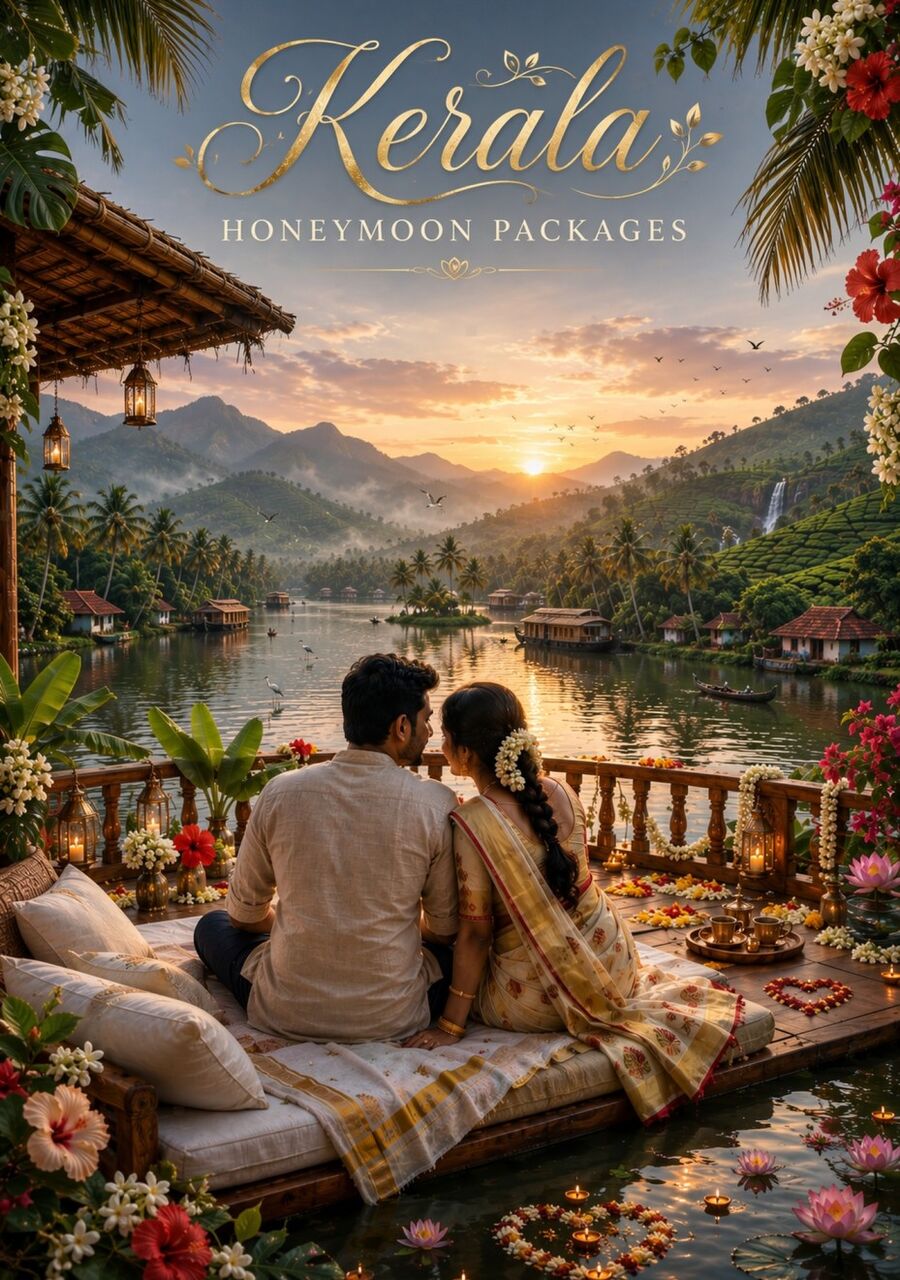 Noida, Travel, Kerala Honeymoon Packages With Backwater And Beach Stay