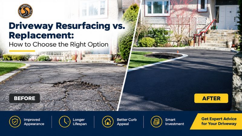 Toronto, Construction, Driveway Resurfacing Or Replacement: Make A Cost-Smart Choice