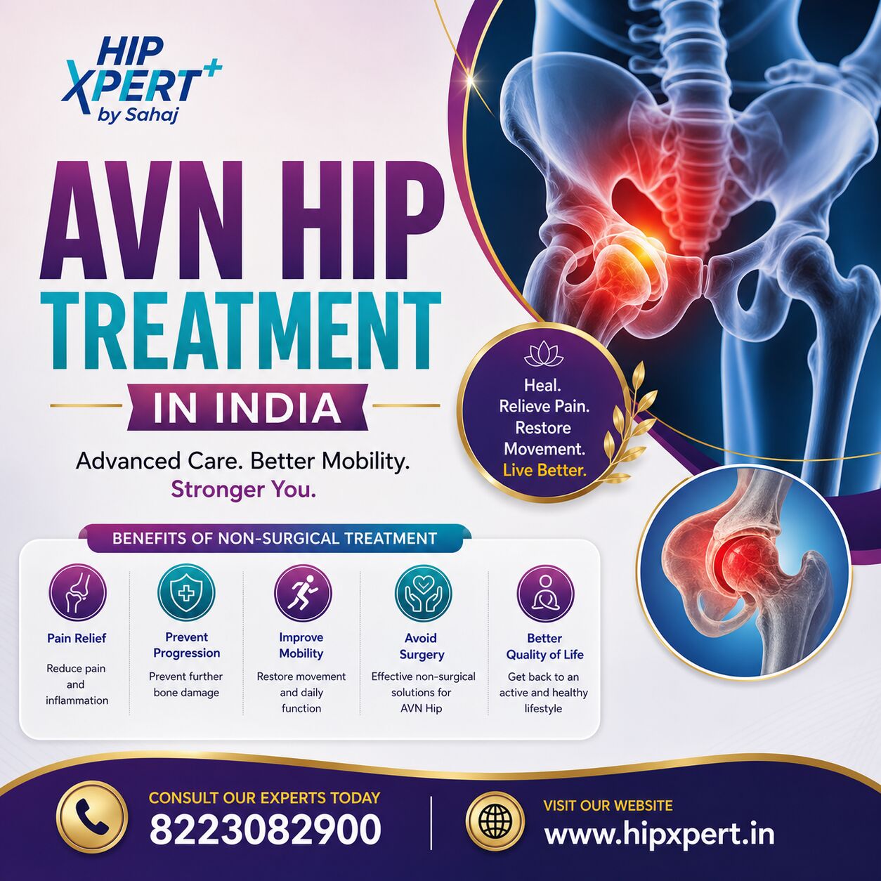 Indore, Health, AVN Hip Treatment In India - HipXpert