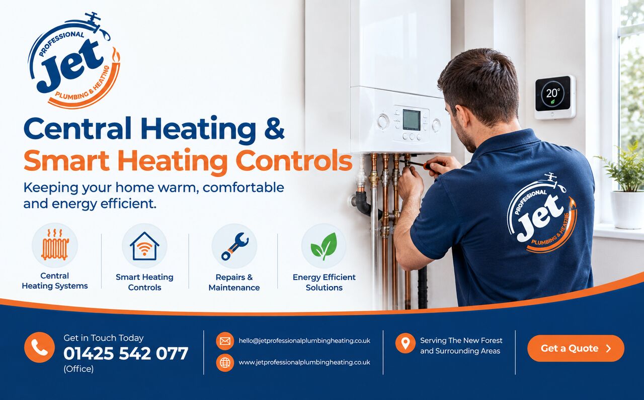 London, Appliances, Central Heating & Smart Heating Controls In The New Forest | JET Plumbing & Heating